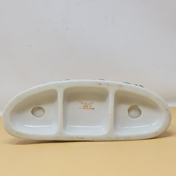 Vintage Paulux Porcelain Figurine Winter Sleigh Scene Hand-Painted Collectible - Picture 6 of 12